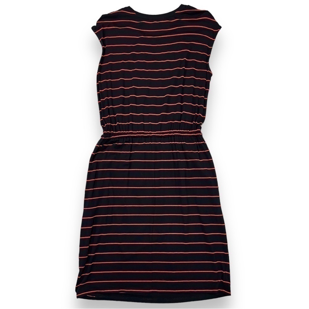 BANANA Republic Black and Pink Stripe Sleeveless Dress, Size Medium - Picture 3 of 5